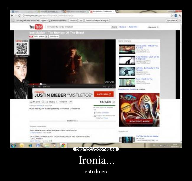Ironía... - esto lo es.