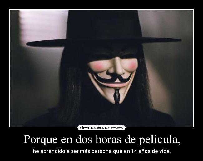 carteles for vendetta vida pelicula desmotivaciones