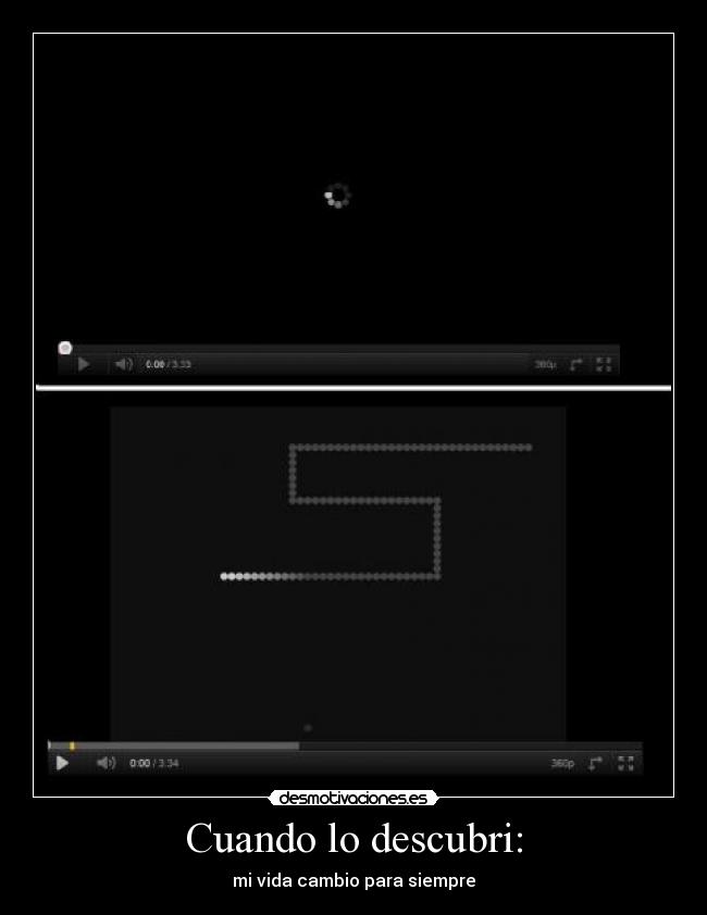 Cuando lo descubri: -