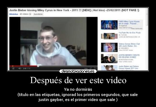 Después de ver este video -