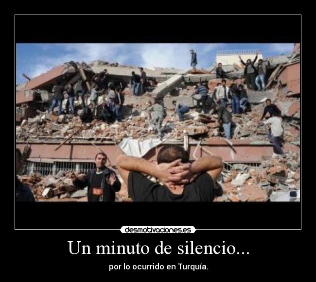 Un minuto de silencio... -