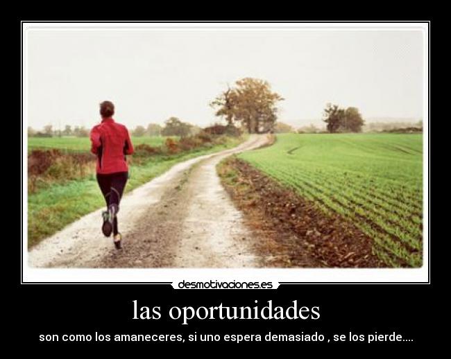 las oportunidades -