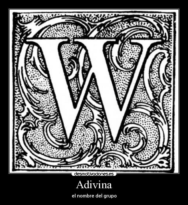 Adivina - el nombre del grupo