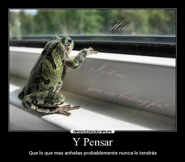 Y Pensar - 