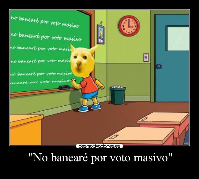 No banearé por voto masivo - 