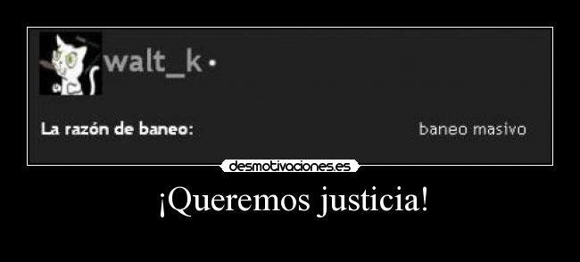 ¡Queremos justicia! - 