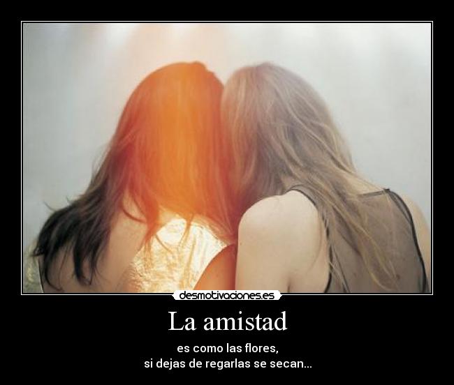 La amistad - 
