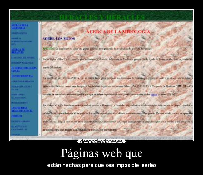 Páginas web que -