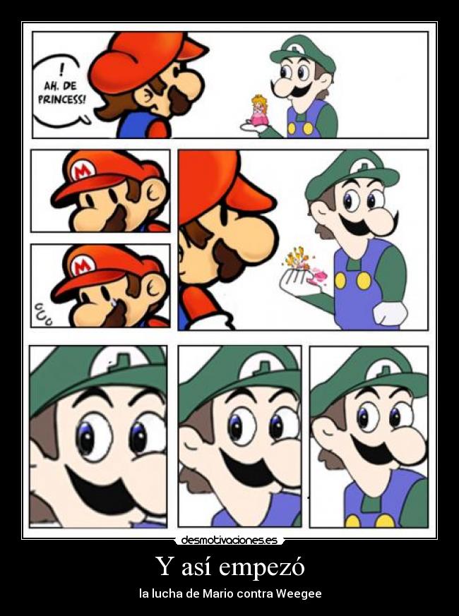 Y así empezó - la lucha de Mario contra Weegee