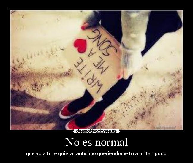 No es normal - 