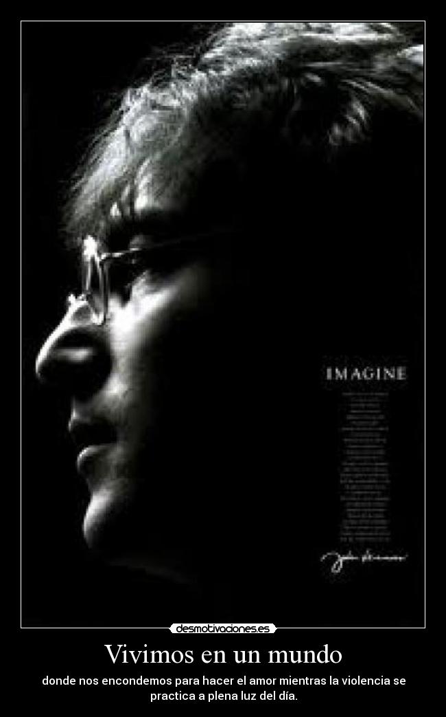 Vivimos en un mundo -