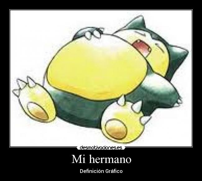Mi hermano - Definición Gráfico