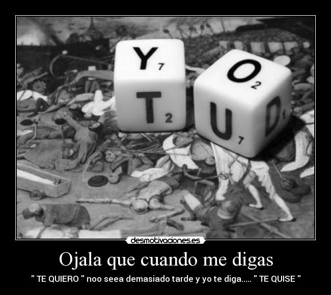 carteles ojala que cuando digas desmotivaciones