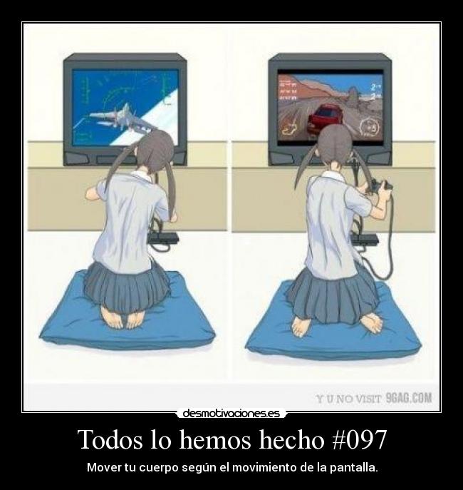 Todos lo hemos hecho #097 - Mover tu cuerpo según el movimiento de la pantalla.