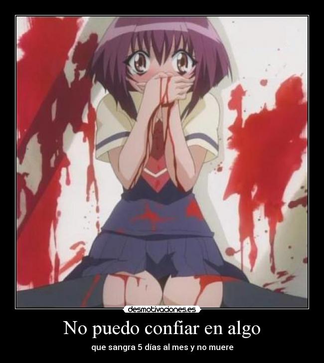 No puedo confiar en algo - 