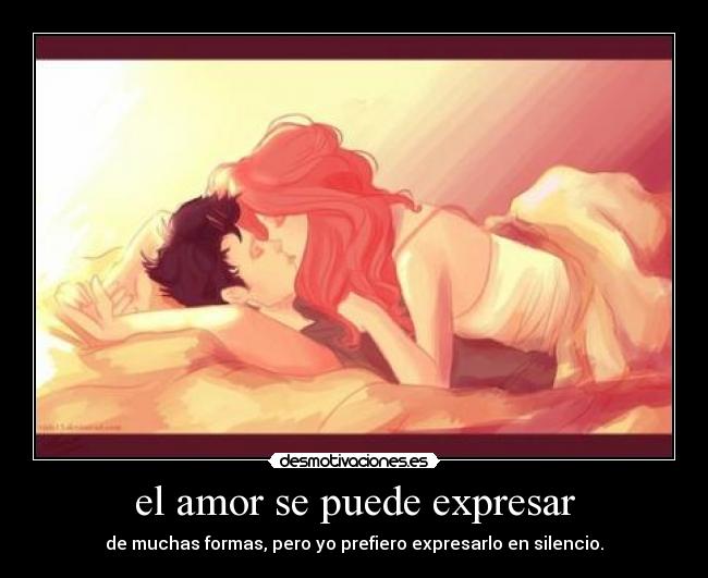 el amor se puede expresar - 