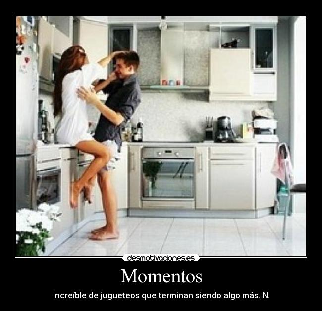 Momentos - increíble de jugueteos que terminan siendo algo más. N.