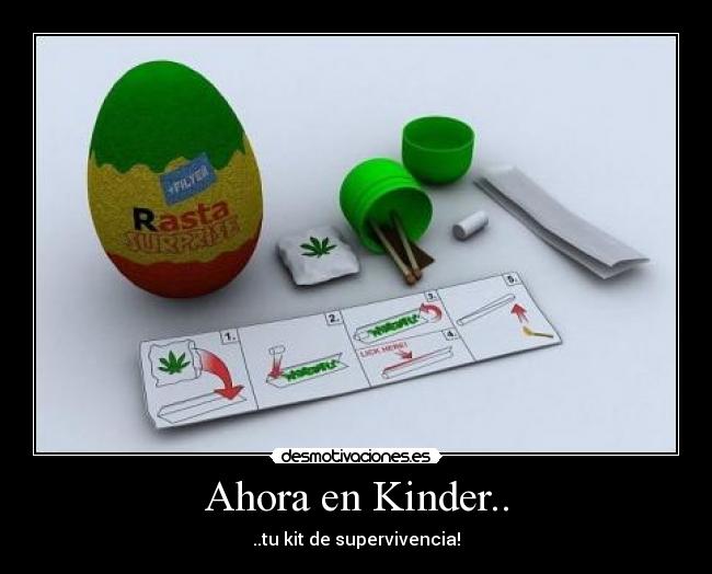 Ahora en Kinder.. - ..tu kit de supervivencia!