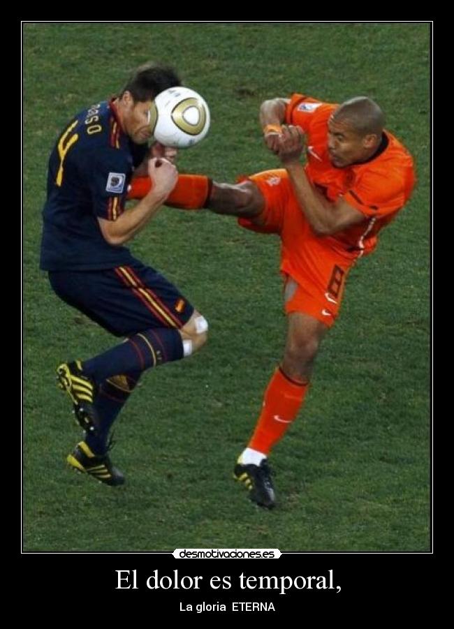 El dolor es temporal, - La gloria ETERNA