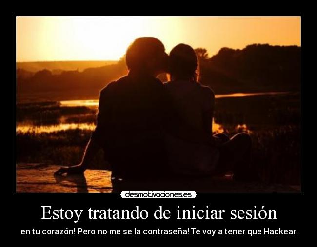 Estoy tratando de iniciar sesión -