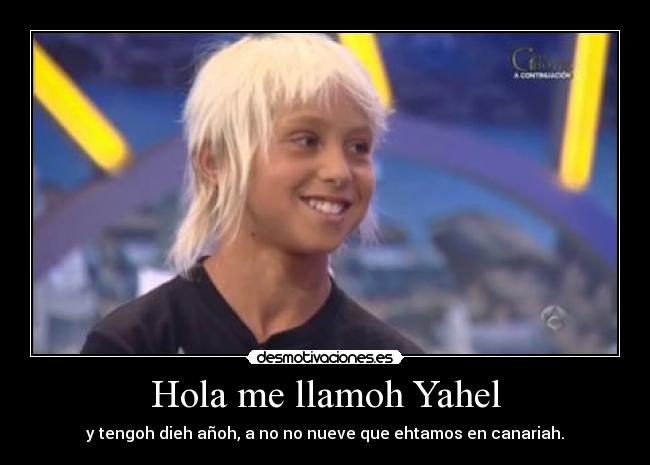 Hola me llamoh Yahel - 