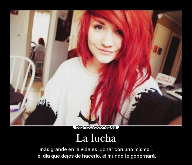 La lucha -