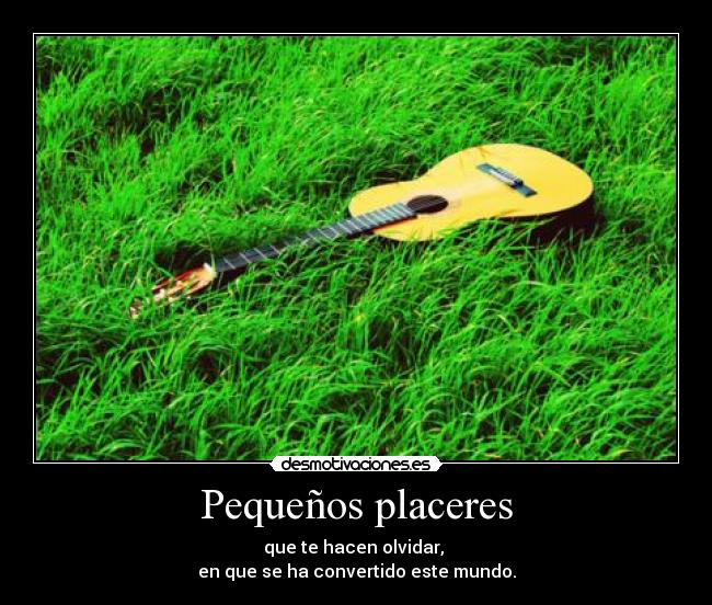 Pequeños placeres -