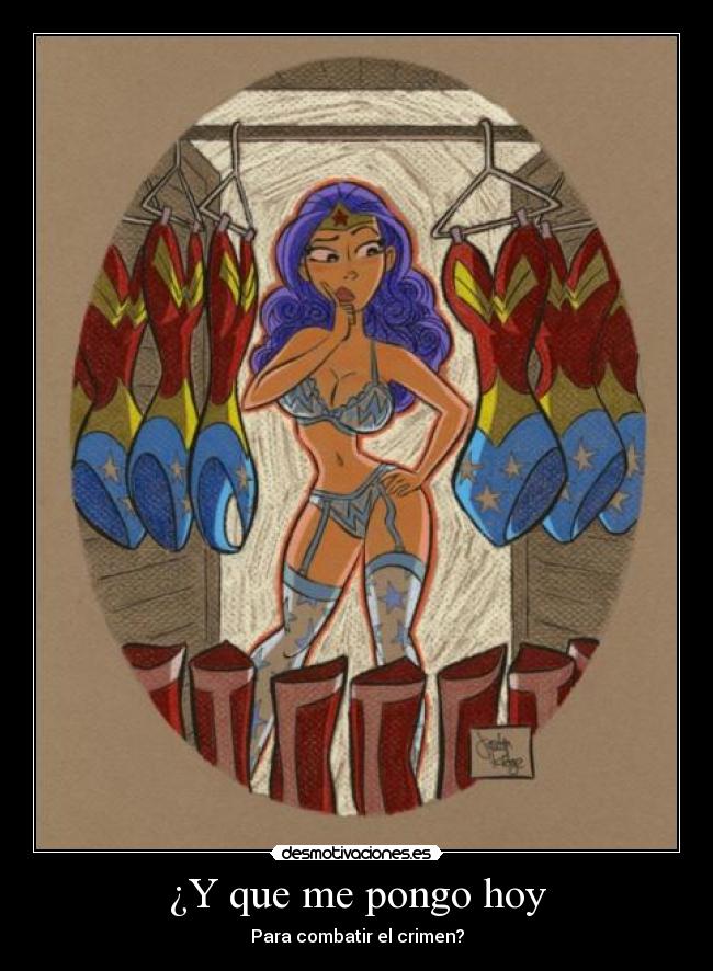 ¿Y que me pongo hoy - Para combatir el crimen?