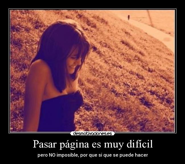 Pasar página es muy difícil - 