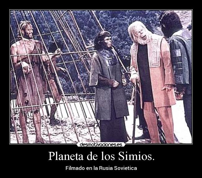 Planeta de los Simios. -