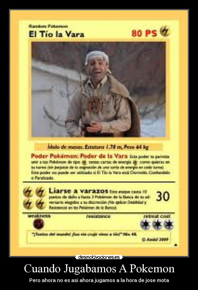 Cuando Jugabamos A Pokemon - Pero ahora no es asi ahora jugamos a la hora de jose mota