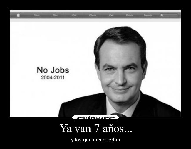 carteles crisis zapatero siete anos jobs desmotivaciones