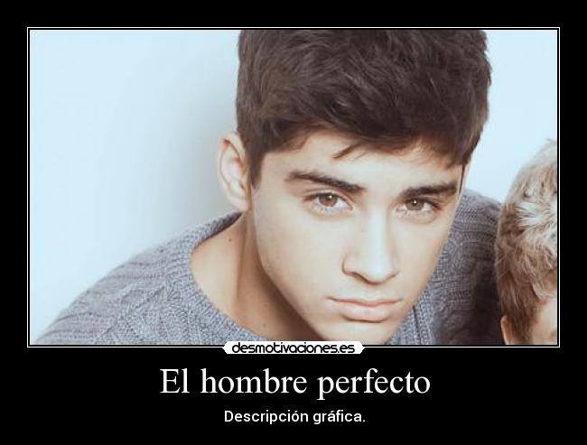El hombre perfecto - Descripción gráfica.