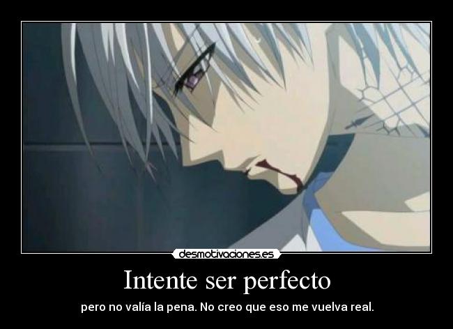 Intente ser perfecto - 