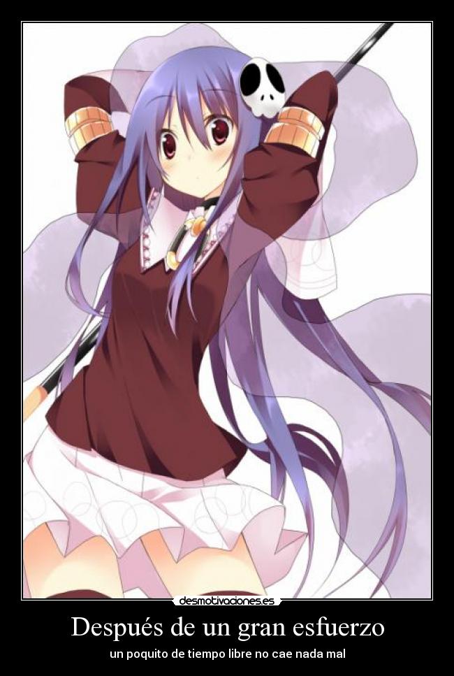 Después de un gran esfuerzo - 