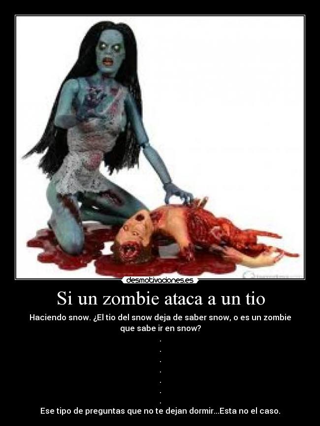 carteles zombie desmotivaciones