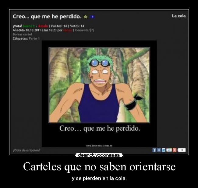 Carteles que no saben orientarse - 