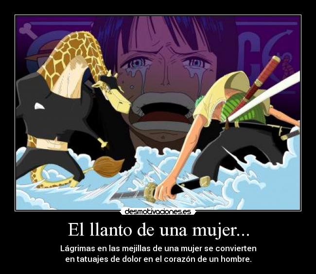 El llanto de una mujer... - 