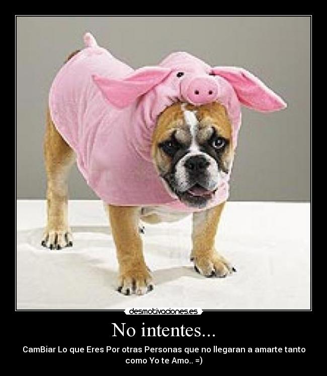 No intentes... - CamBiar Lo que Eres Por otras Personas que no llegaran a amarte tanto
como Yo te Amo.. =)