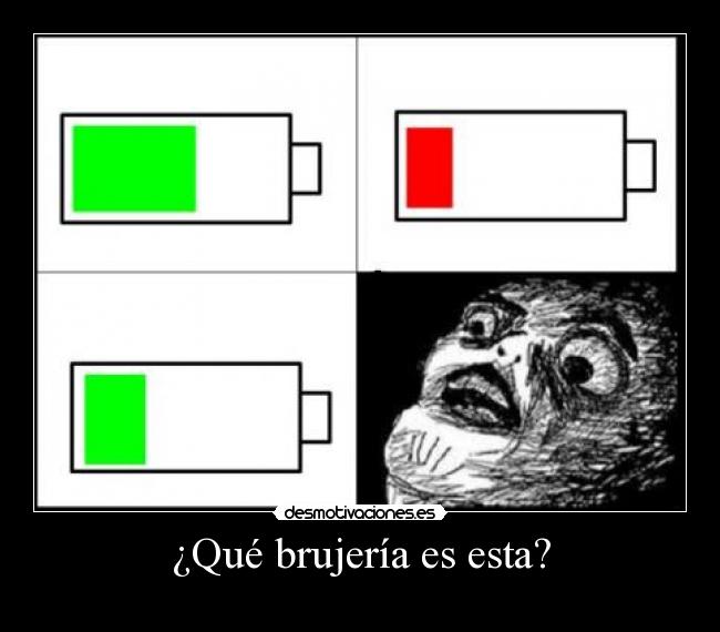 ¿Qué brujería es esta? -