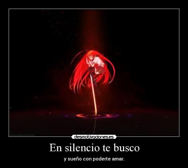 En silencio te busco - 