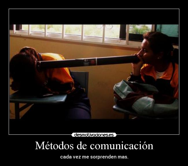 Métodos de comunicación -