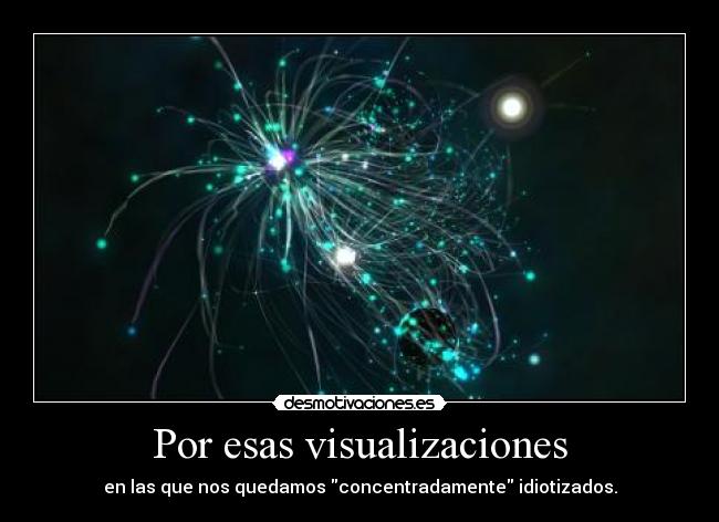 carteles itunes winamp wmp visualizaciones desmotivaciones