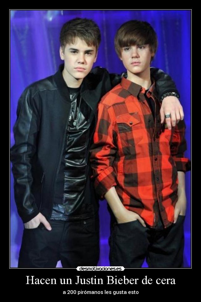 Hacen un Justin Bieber de cera -