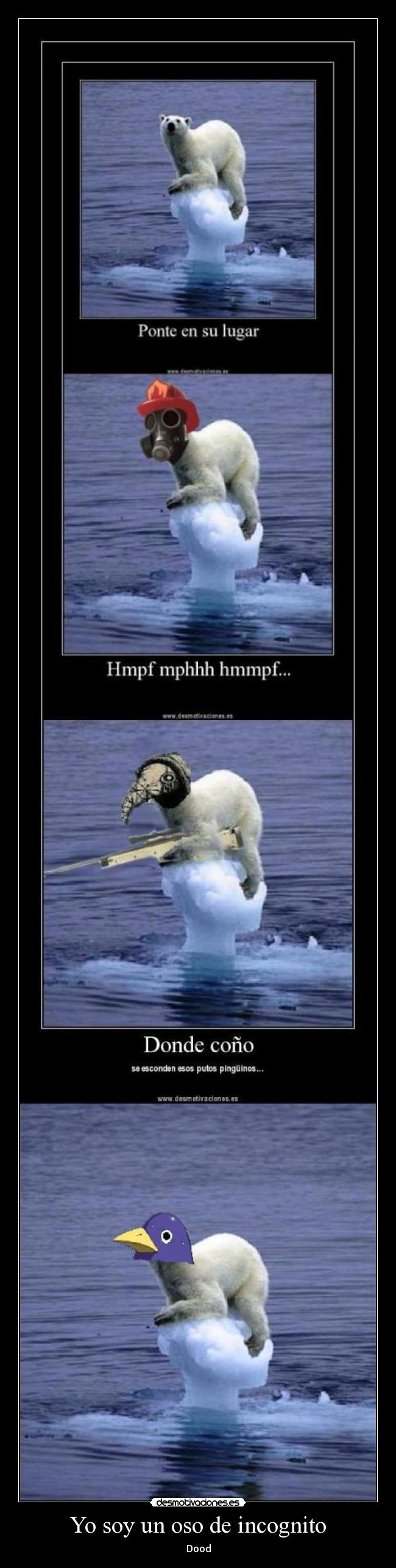 Yo soy un oso de incognito - Dood