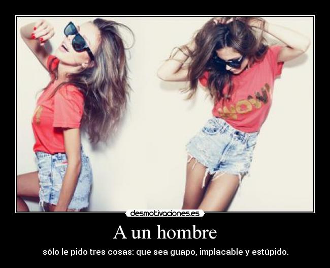 A un hombre -