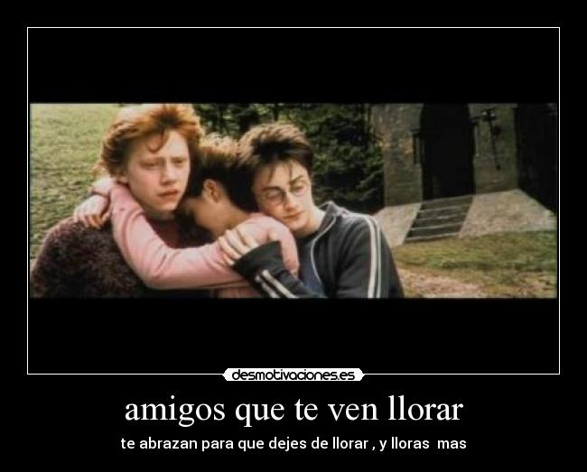 amigos que te ven llorar - 