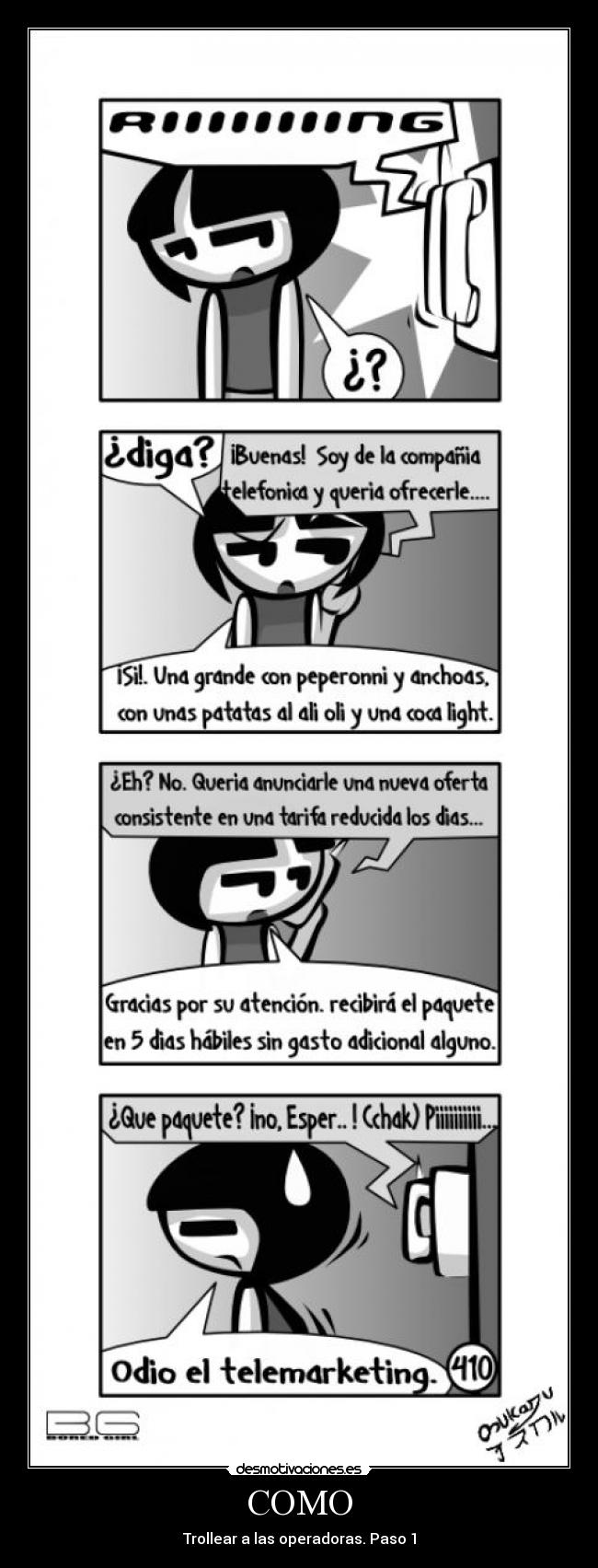 COMO - Trollear a las operadoras. Paso 1