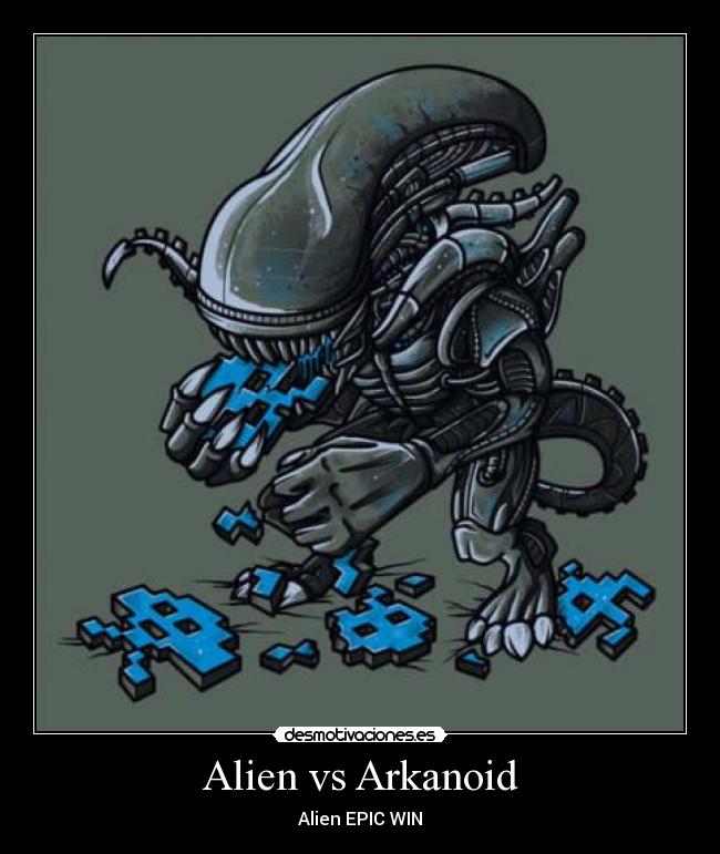 Alien vs Arkanoid - Alien EPIC WIN