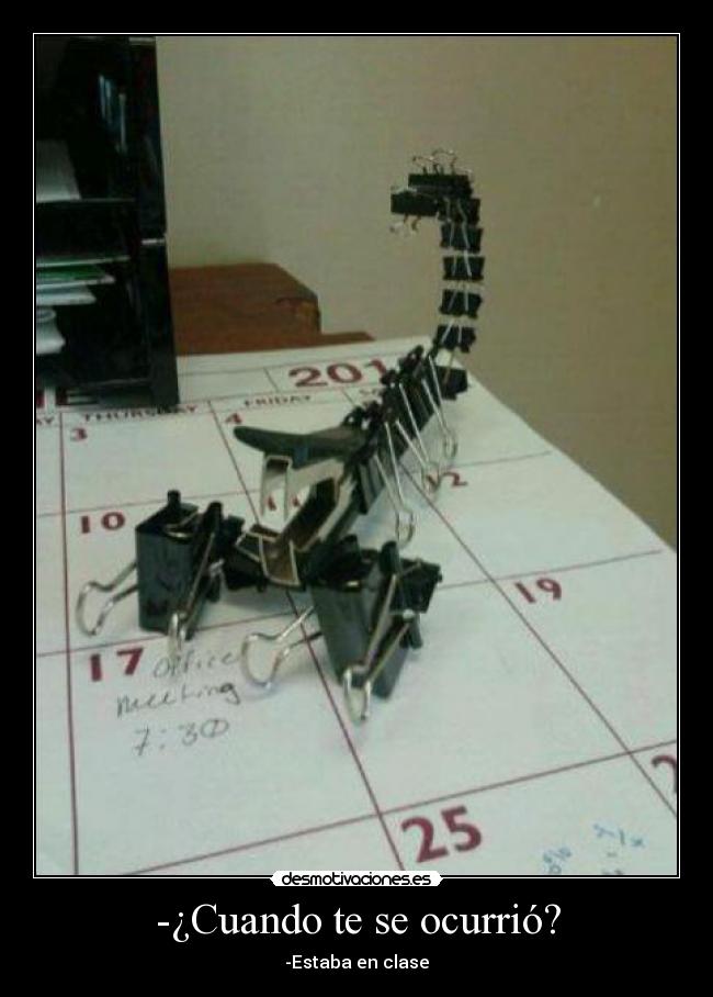 -¿Cuando te se ocurrió? - 